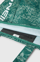 Coastal Print Tote Bag Green Island Sky