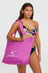 Coastal Tote Bag Electric Fuschia