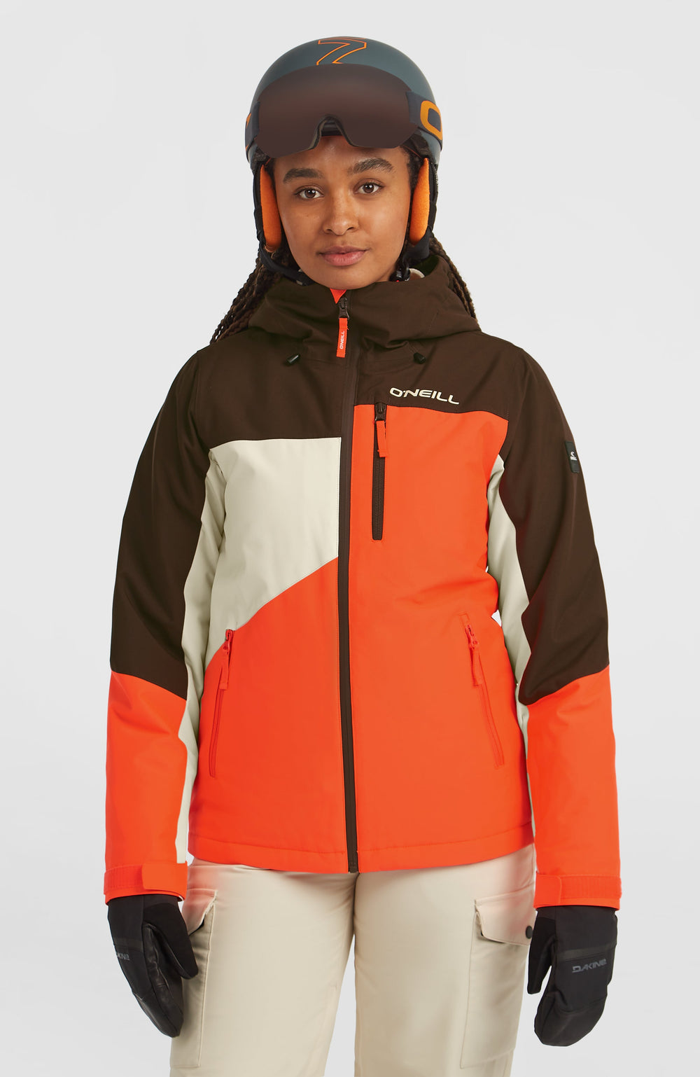 FWC'Cruz Triple Snow Jacket Coffee Bean Colour Block