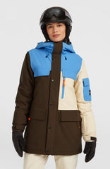 FWC'Peak Pro Snow Jacket Blue Poppy Colour Block