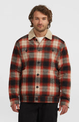O'Riginals Fleece-Lined Jacket Bonfire Check