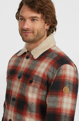 O'Riginals Fleece-Lined Jacket Bonfire Check
