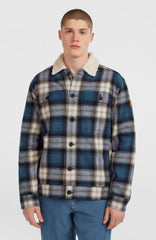 O'Riginals Fleece-Lined Jacket Mozart Blue Check