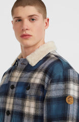 O'Riginals Fleece-Lined Jacket Mozart Blue Check