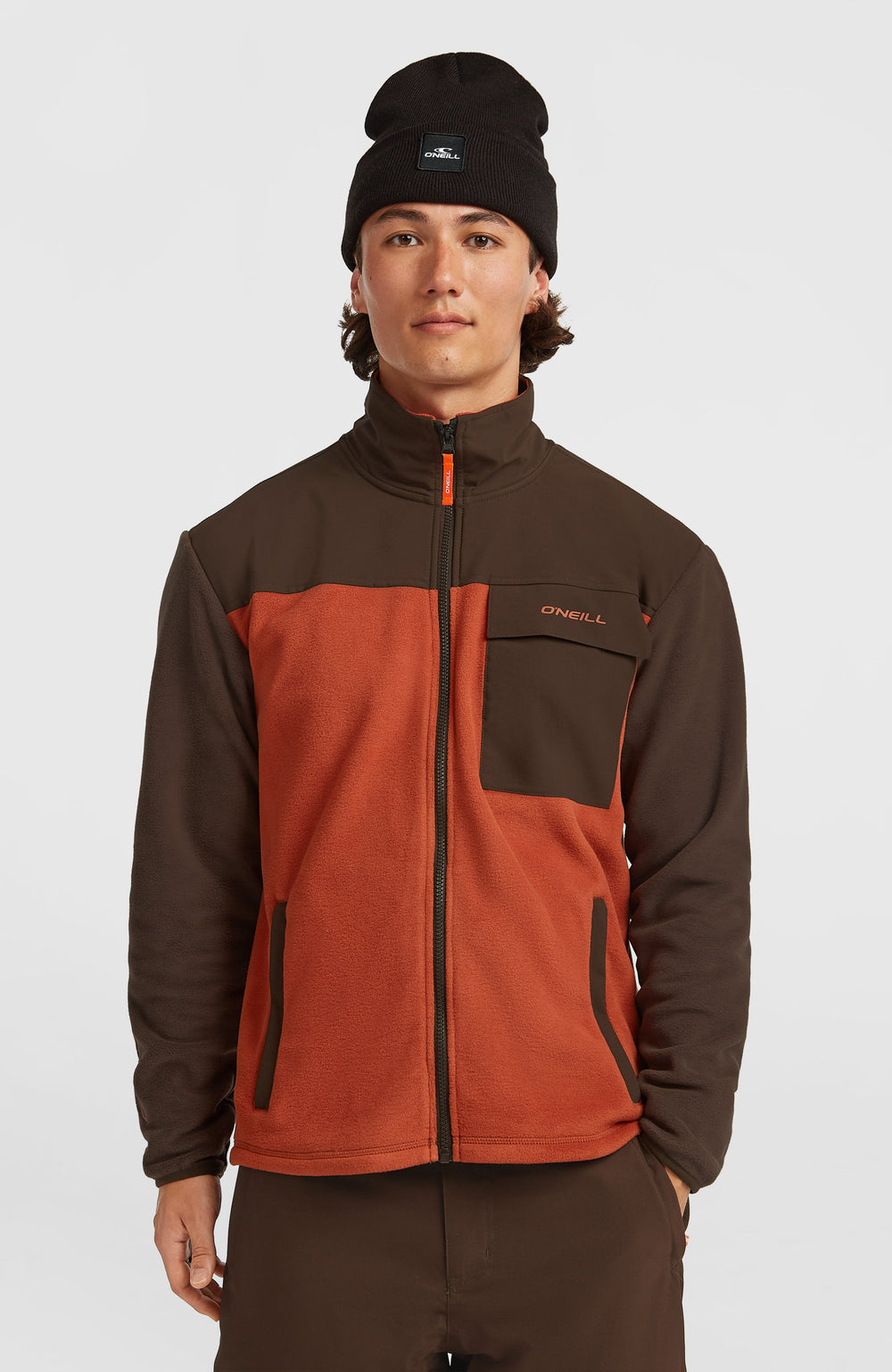 FWC'Peak Polartec® Fleece Coffee Bean Colour Block