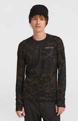 Baselayer Top Black/Beige Quarry