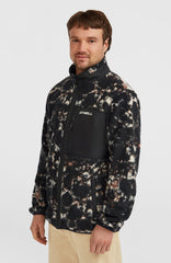 Must-Have High-Pile Full-Zip Fleece Black/Beige Quarry
