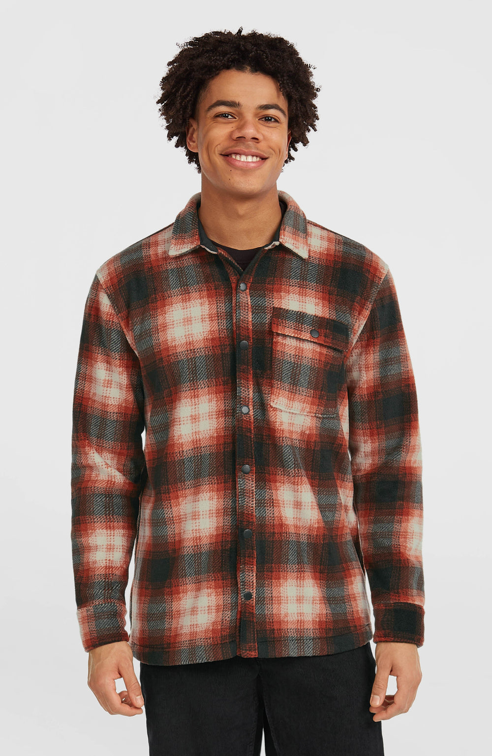 O'Riginals Superfleece Shirt Bonfire Check