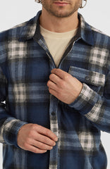 O'Riginals Superfleece Shirt Mozart Blue Check
