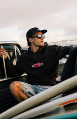 Essentials 90s Logo Hoodie Black Out