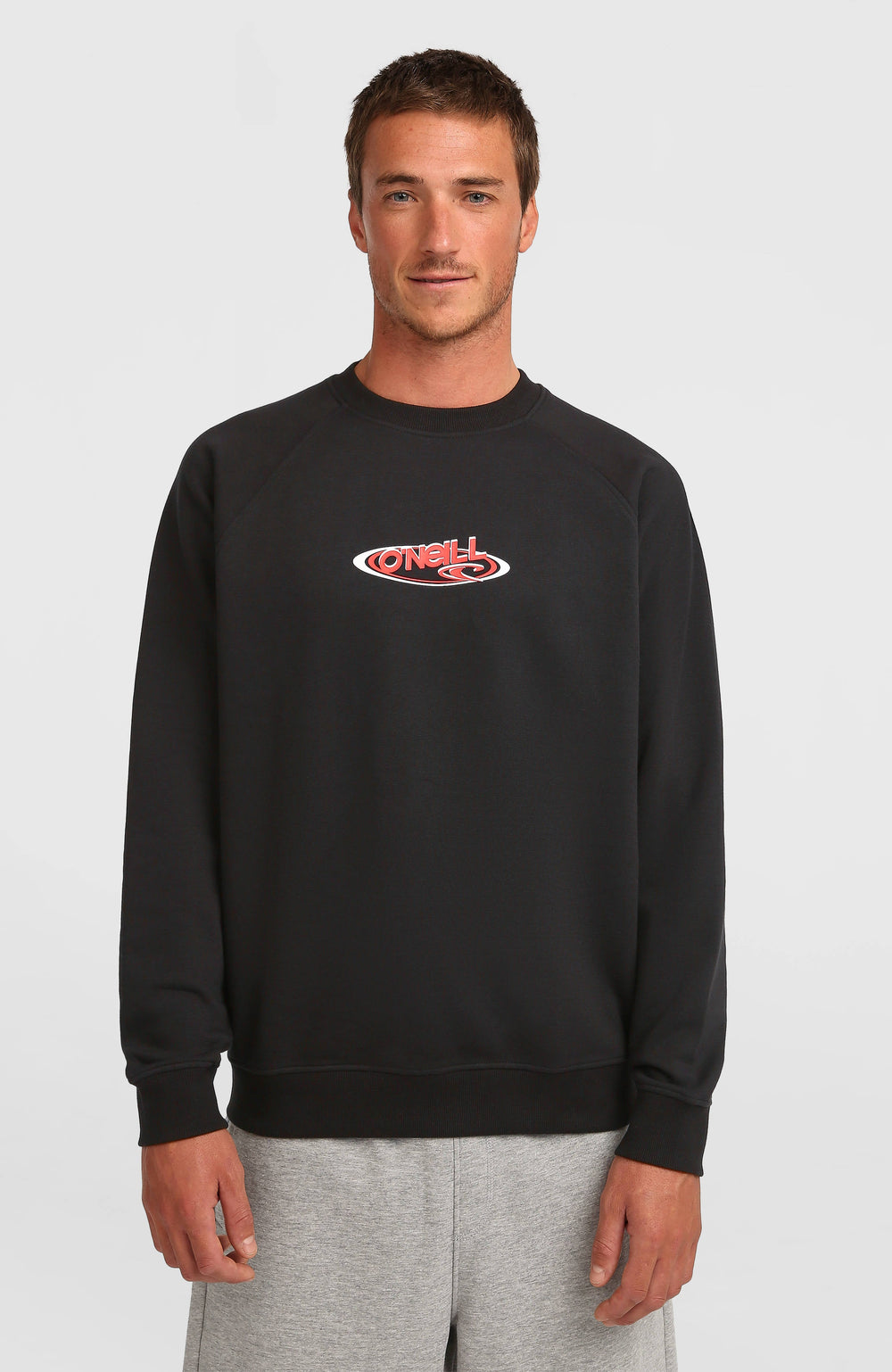 Essentials 90s Logo Crew Sweatshirt Black Out