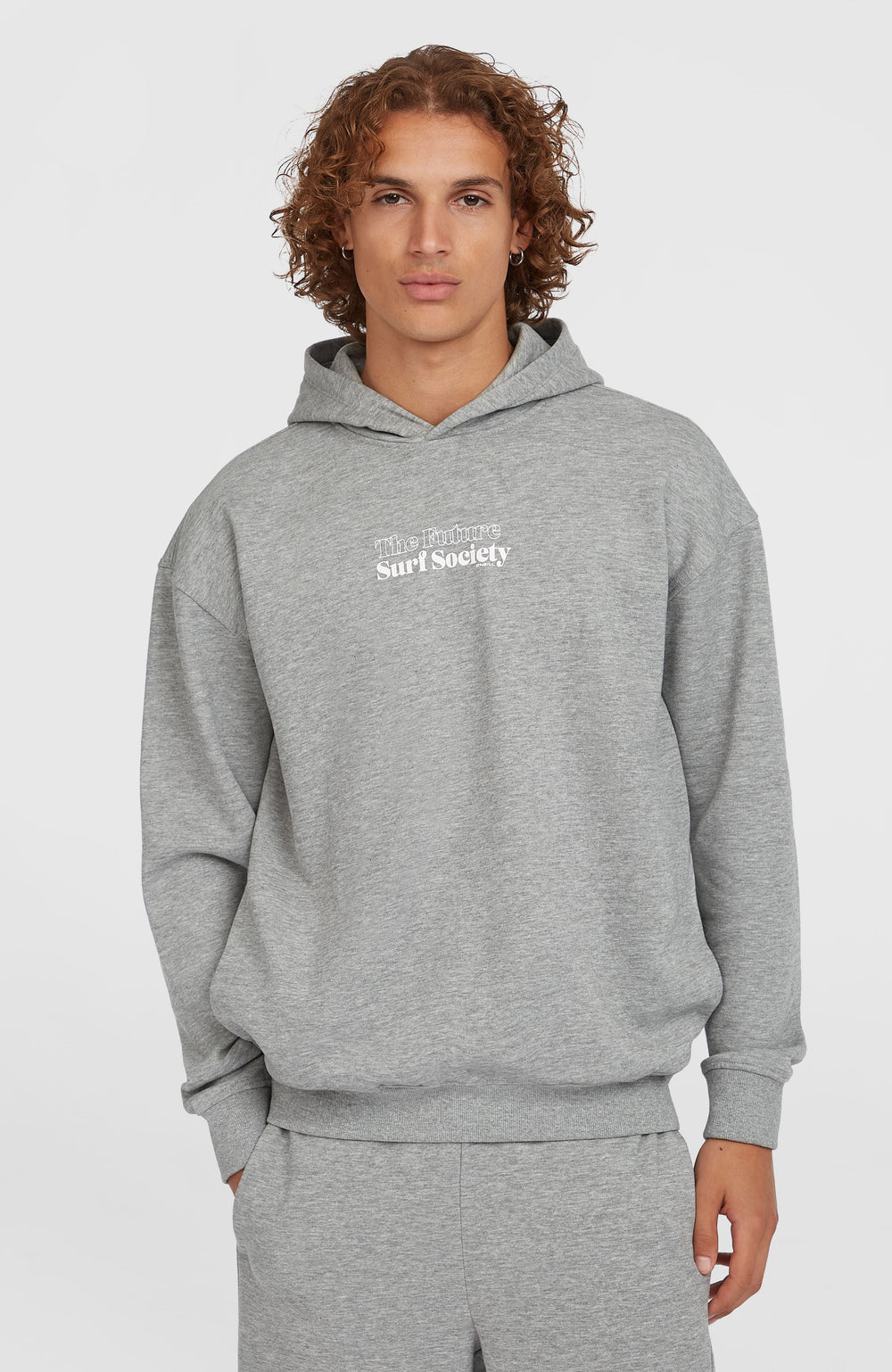 Future Surf Society Hoodie Silver Melee