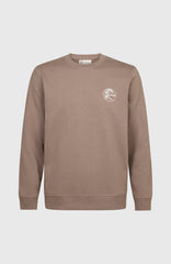 O'Riginals Chest Print Crew Pure Cashmere