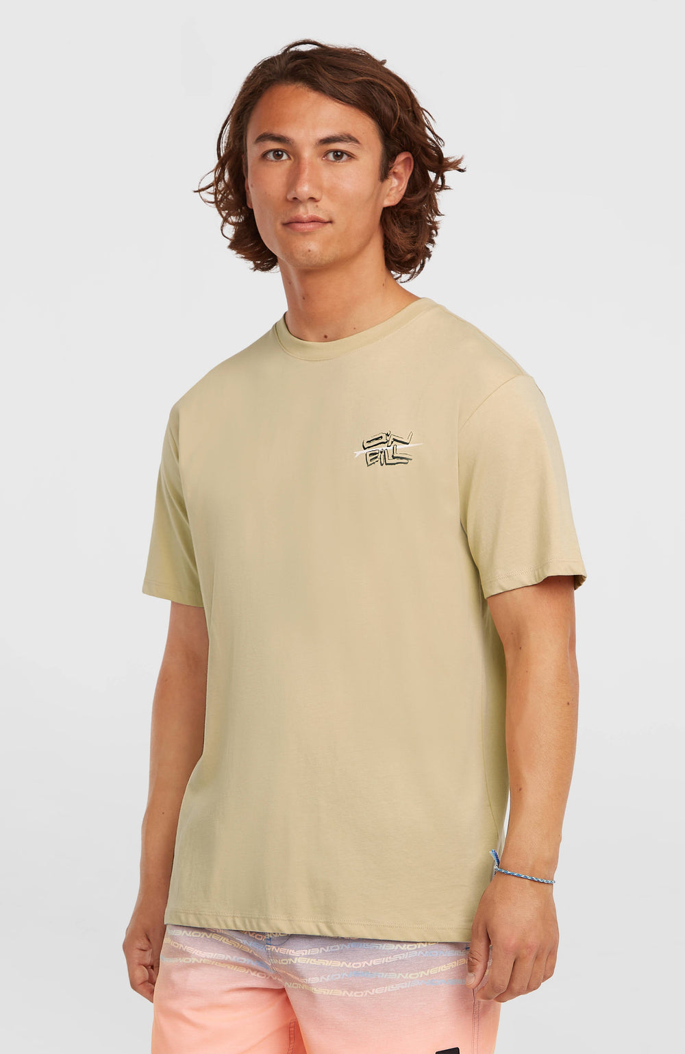 O’Neill Retro Back Print T-Shirt Cocoa Sand