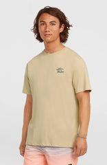 O’Neill Retro Back Print T-Shirt Cocoa Sand