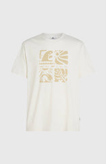 O’Neill Melange Front Print T-Shirt Snow White