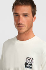 Chest Print T-Shirt Snow White