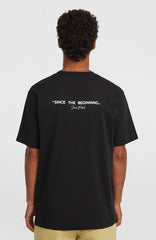 Polygiene Cotton Graphic T-Shirt Black Out