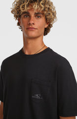 O'Neill Slub Chest Pocket T-Shirt Black Out