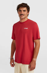 Polygiene Cotton Graphic T-Shirt Midnight Poppy