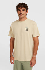 O'Neill Hybrid Polygiene Graphic T-Shirt Cocoa Sand