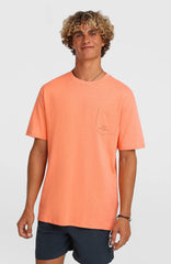 O'Neill Slub Chest Pocket T-Shirt Funky Peach