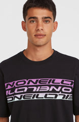 Stripe T-Shirt Black Out