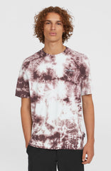 Tie Dye Graphic T-Shirt Purple Tie Dye Print