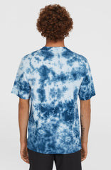 Tie Dye Graphic T-Shirt Blue Tie Dye Print