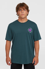 Chest Print T-Shirt Alma Steel