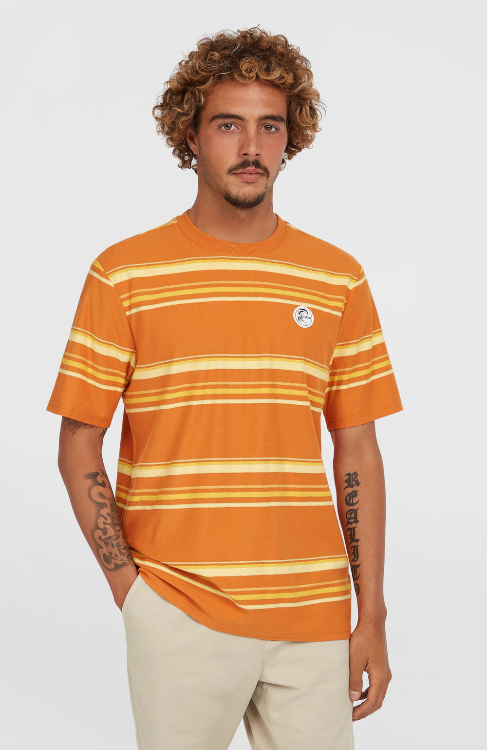 O'Riginals Stripe T-Shirt Orange Originals Retro Stripe