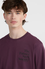Future Surf Society T-Shirt Aubergine