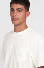 Slub Chest Pocket T-Shirt Snow White