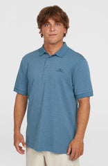 Slub Small Logo Polo Copen Blue