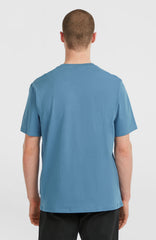 Chest-Print T-Shirt Mozart Blue