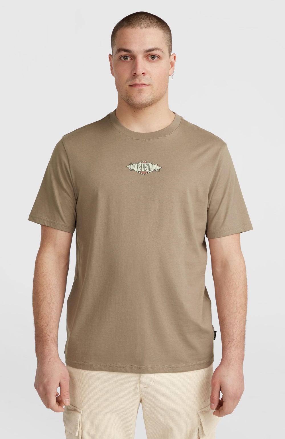Back Print T-Shirt Concrete