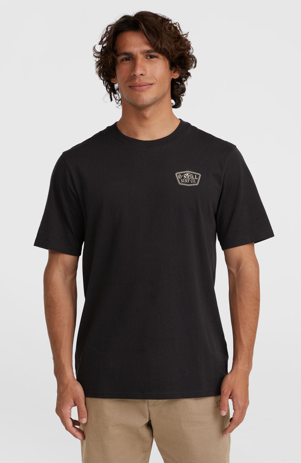Small Chest Print T-Shirt Black Out