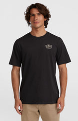 Small Chest Print T-Shirt Black Out