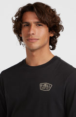 Small Chest Print T-Shirt Black Out