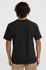 Small Chest Print T-Shirt Black Out