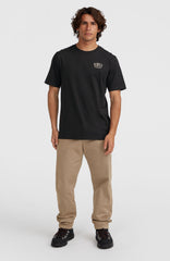 Small Chest Print T-Shirt Black Out