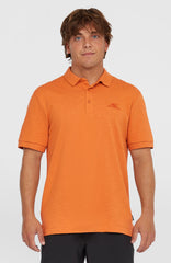 Slub Small Logo Polo Cinnamon Stick