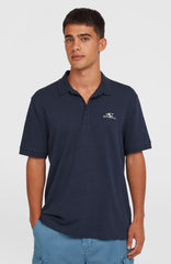 Slub Small Logo Polo Ink Blue