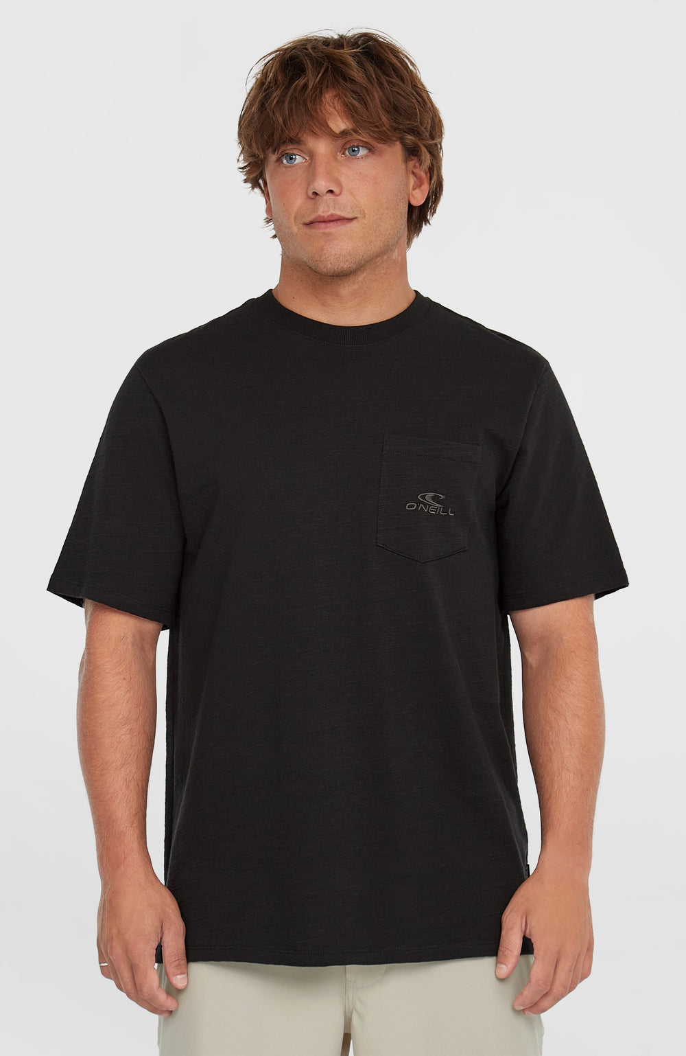 Slub Chest Pocket T-Shirt Black Out