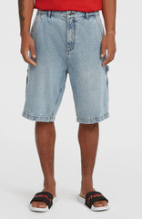 Essentials Denim Shorts Denim Blue
