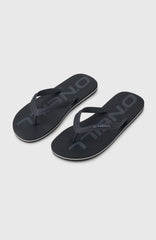 Profile Logo Sandals Black Out