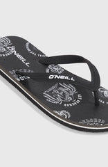 Profile Graphic Sandals Black Mystical