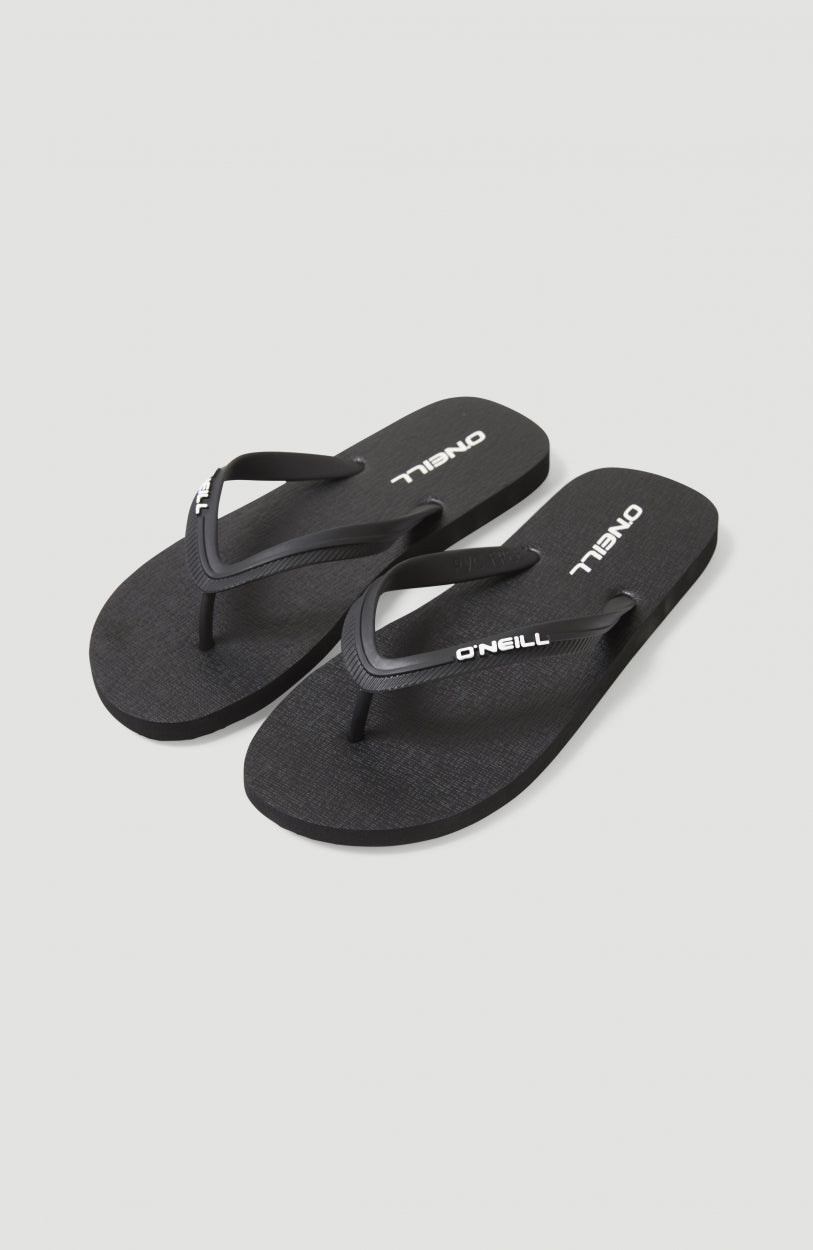 Profile Small Logo Sandals Black Out