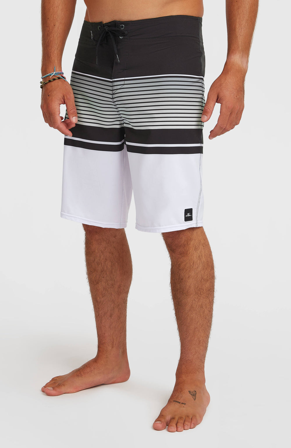 Lennox Stripe 21'' Boardshorts White Lennox Stripe