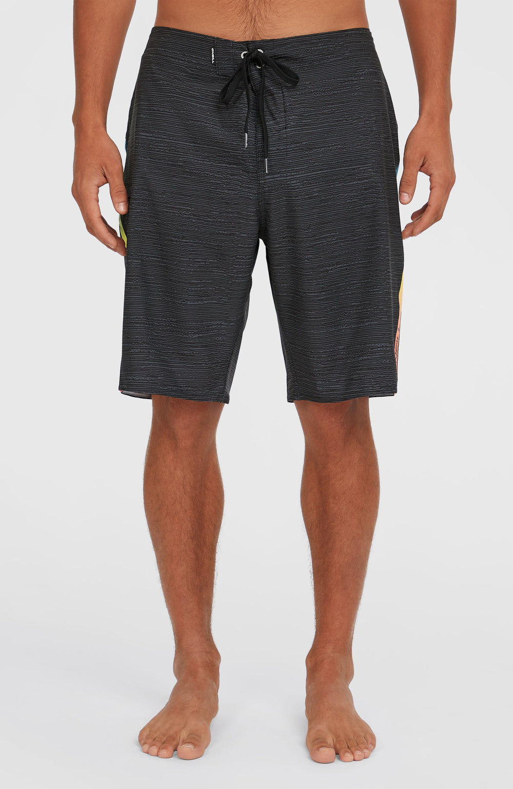 Superfreak 20'' Boardshorts Black Multi Colour Panel